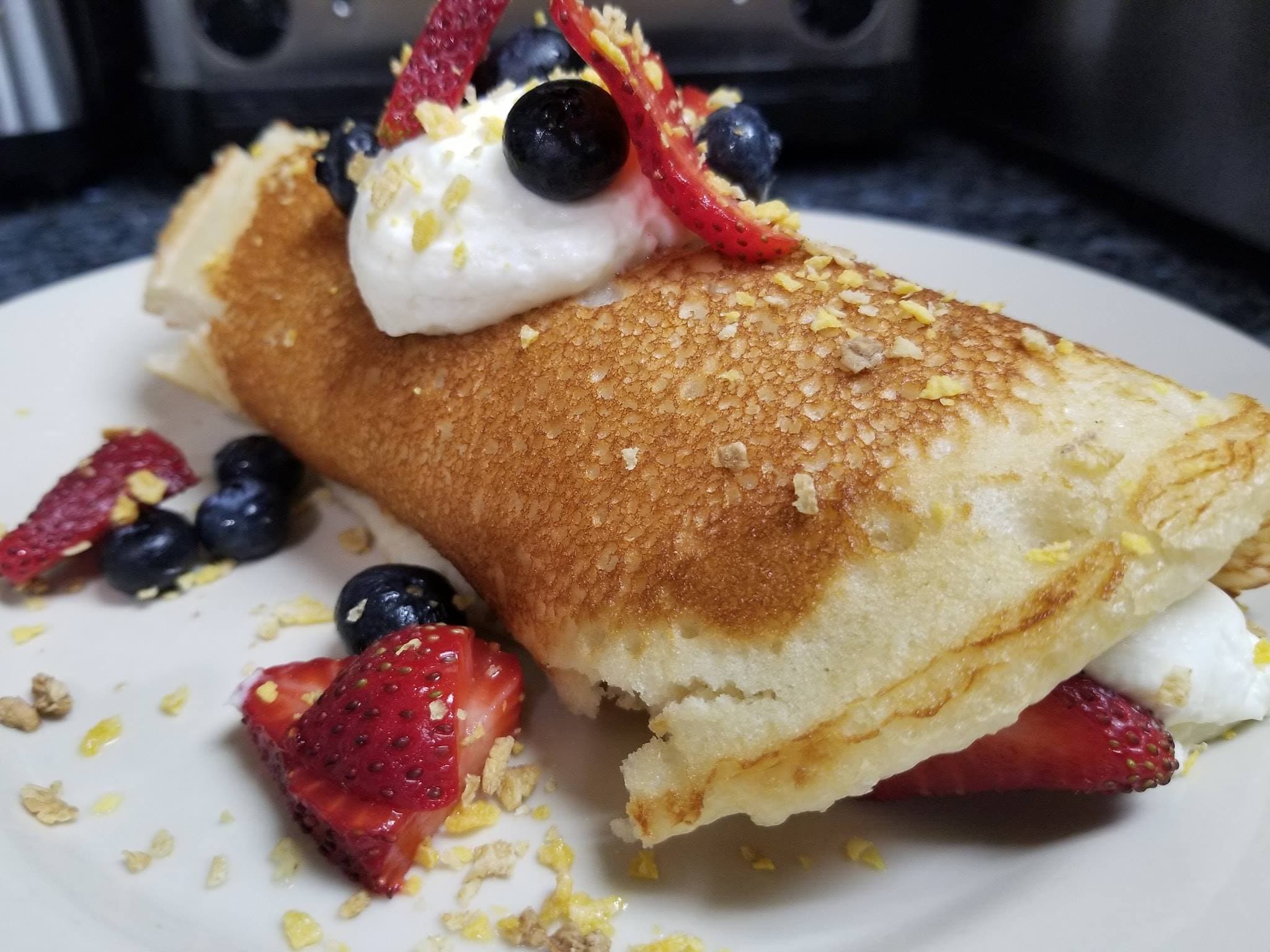 Breakfast menu section