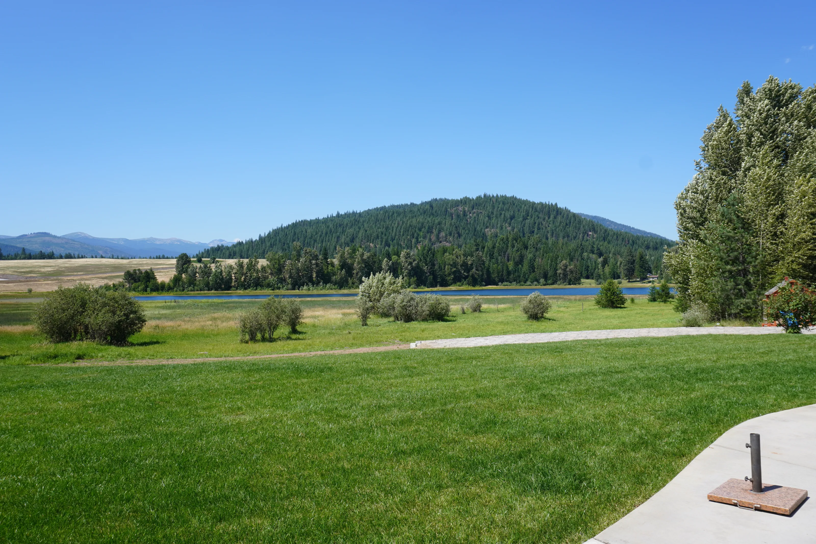 Scenic view of Sandpoint, Idaho near Lake Pend Oreille